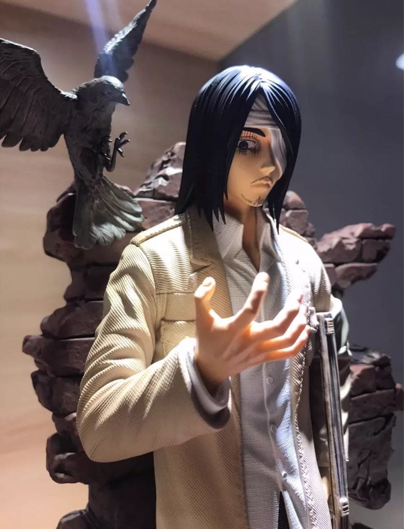 進撃の巨人 エレン ジーク 2体  ガレージキット ガレキ スタチュー①