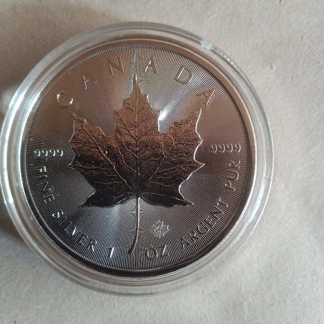 カナダ 2021年 1オンス 銀メイプルリーフ