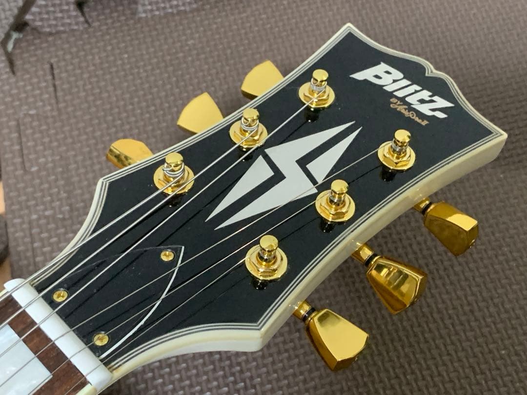Blitz ブリッツ レスポールカスタム lpc ネック折れリペア ジャンク
