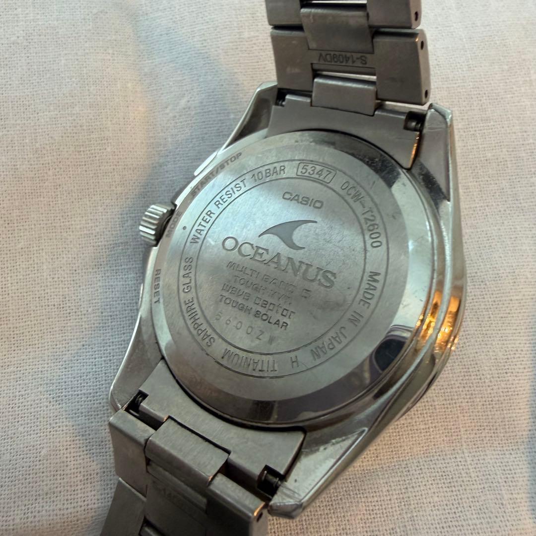 【最終値下げ】カシオ 腕時計 オシアナス OCW-T2600水色　ソーラー電波
