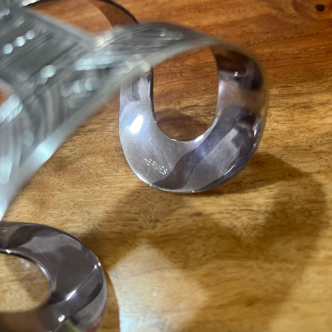 エルメス　トゥアレグ　バングル　シルバー