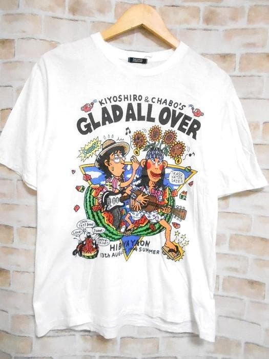 忌野清志郎 & 仲井戸麗市 1994年 グラッドオールオーヴァー Tシャツ