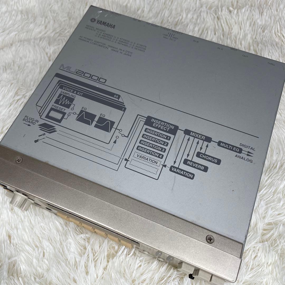 YAMAHA MU2000 トーンジェネレーター ACアダプタ付き