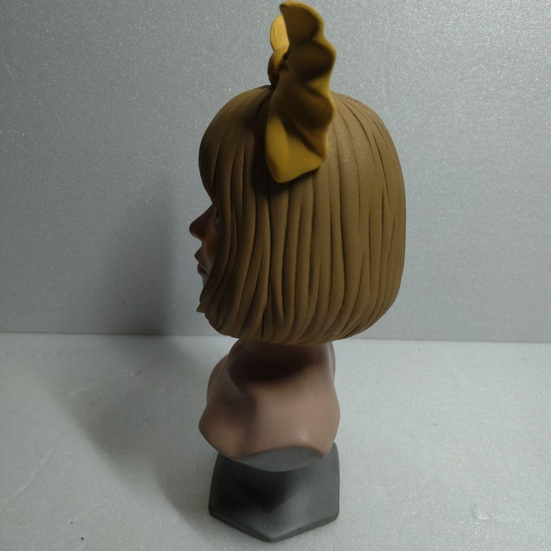 リボンを付けた女の子の胸像　ガレージキット？