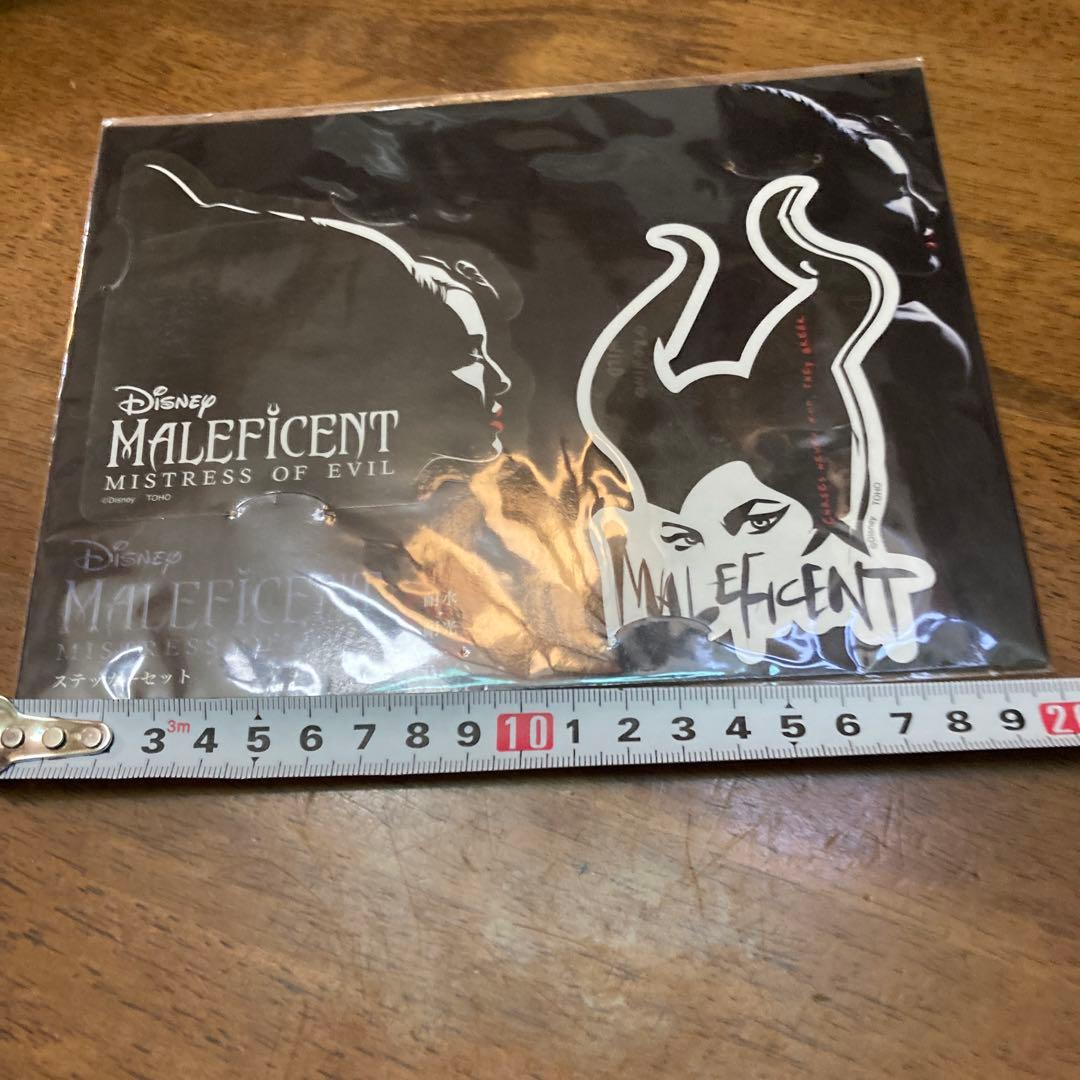 マレフィセント　アンジー　ステッカー　耐水　蓄光　新品未使用　Disney