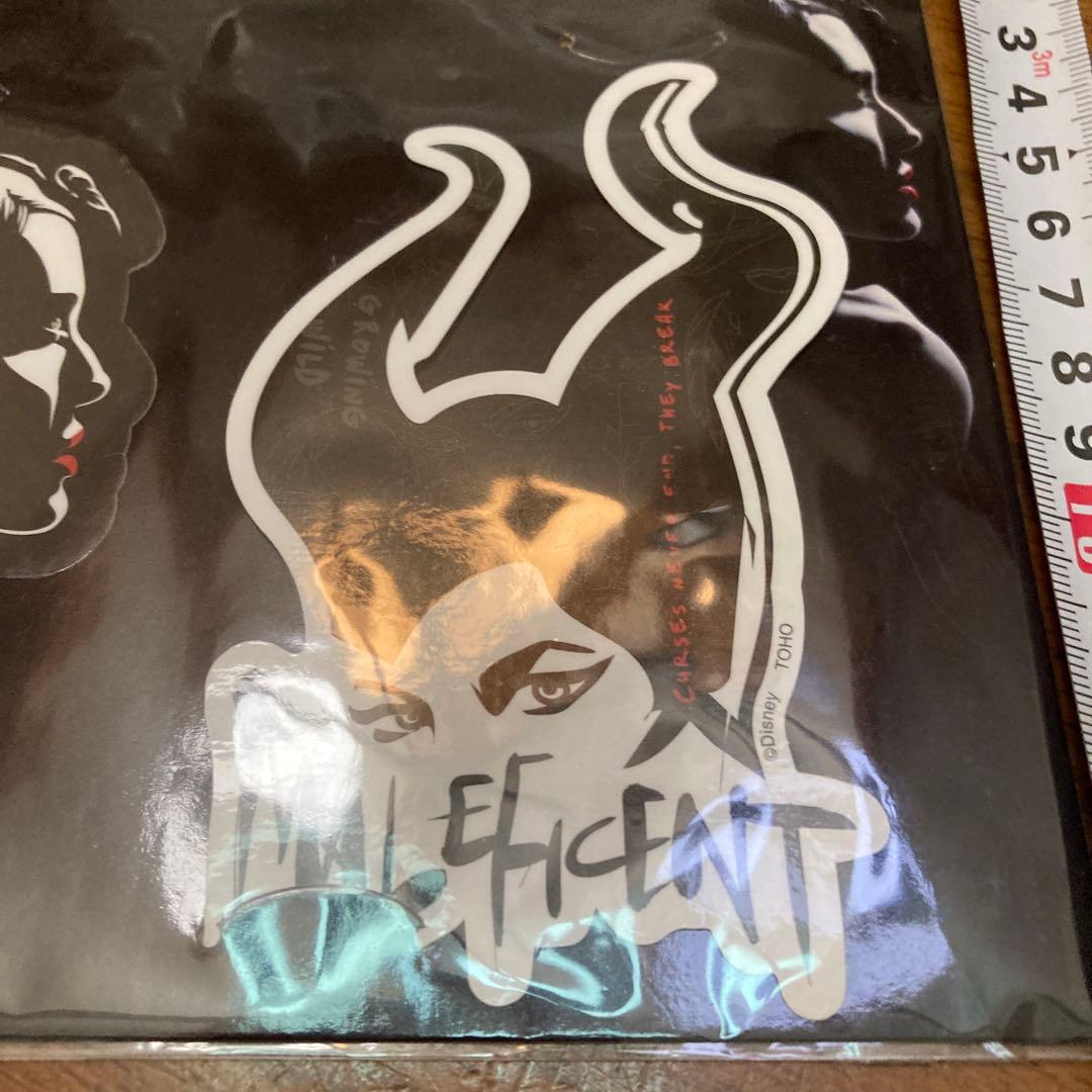 マレフィセント　アンジー　ステッカー　耐水　蓄光　新品未使用　Disney