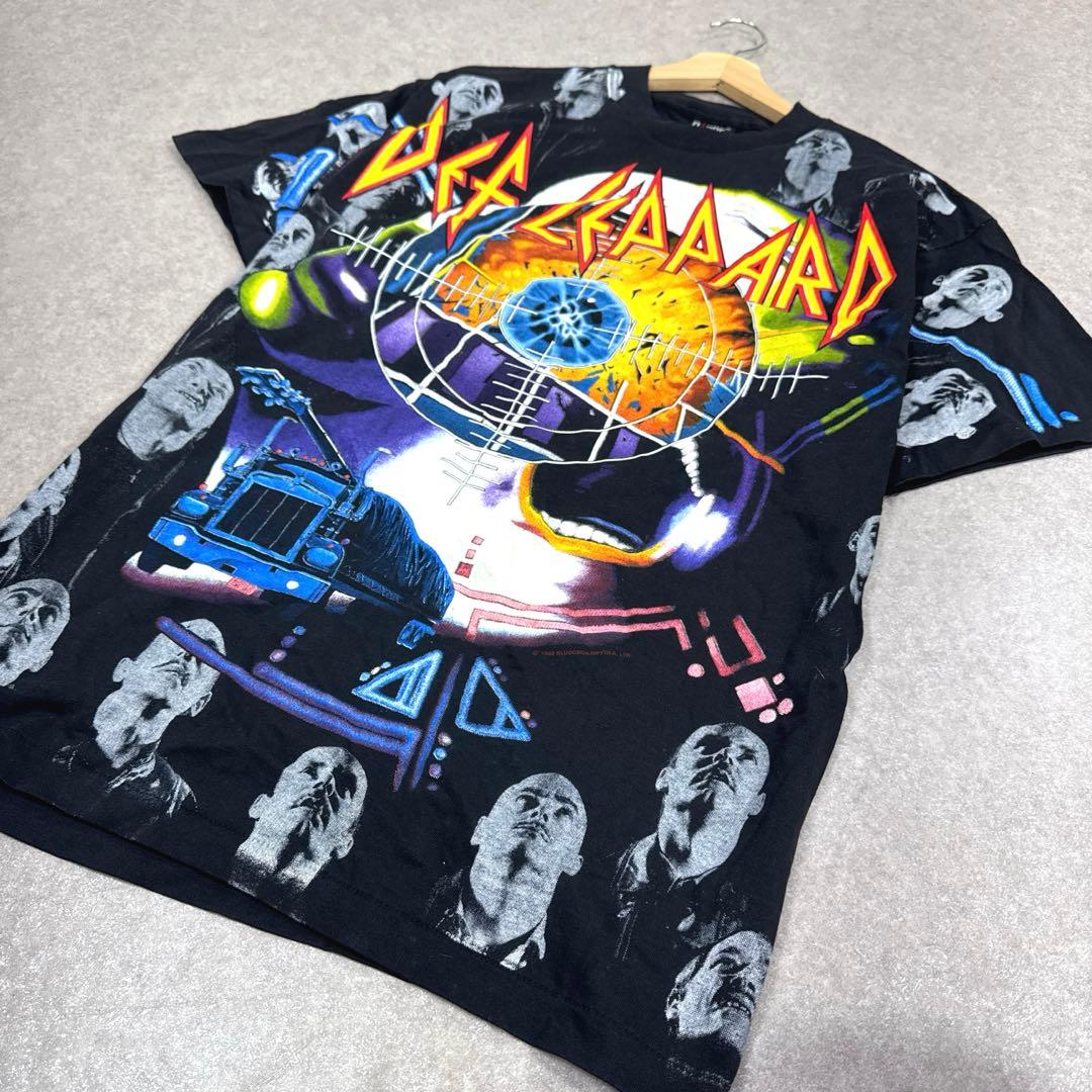 希少 90s ヴィンテージ DEF LEPPARD バンドTシャツ USA製