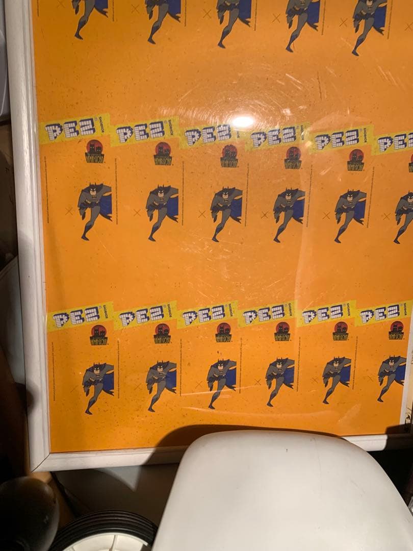 超貴重 バットマン Pez ビンテージ台紙 未裁断