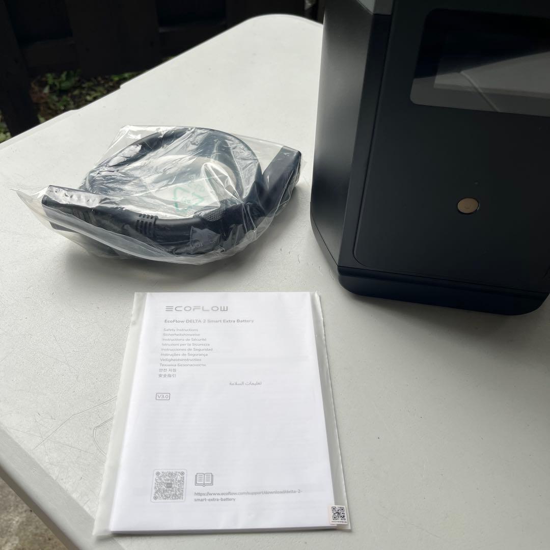【EcoFlow】希少 エクストラバッテリー DELTA2 拡張バッテリー