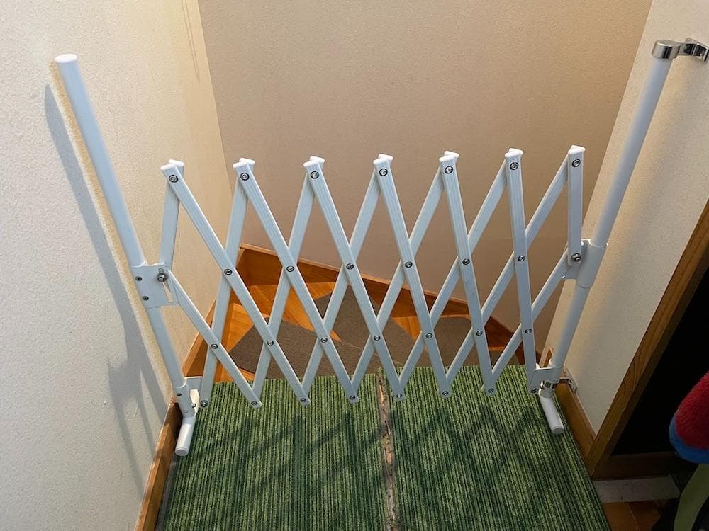 ★幅300cm★ ベビーゲート 軽量 コンパクト収納 ダークブラウン 他カラー有