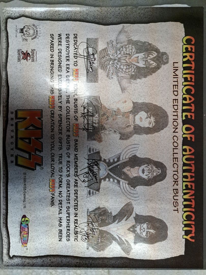 [超レア]KISS ACE FREHLEY バスト像