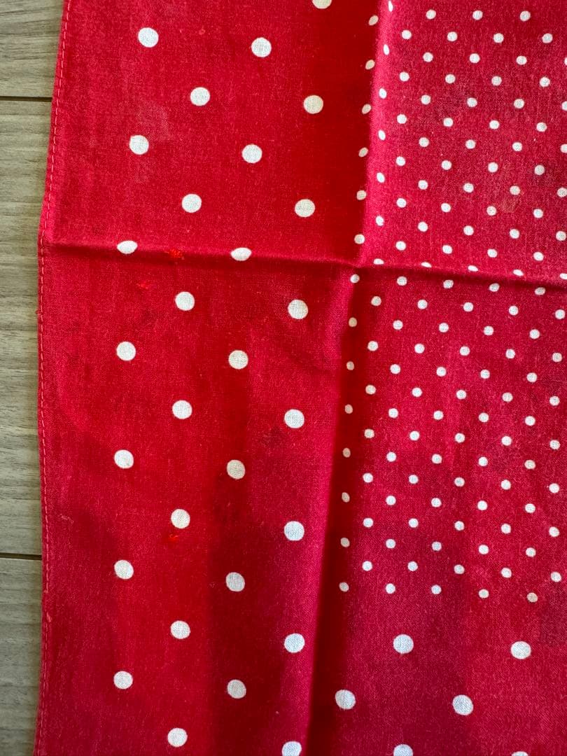 ビンテージ　希少　50s バンダナ　下鼻　象　ドット