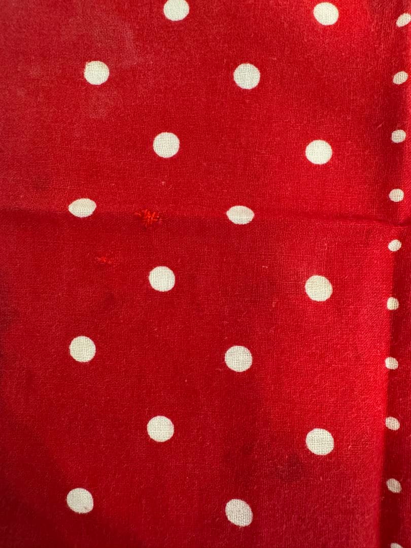 ビンテージ　希少　50s バンダナ　下鼻　象　ドット