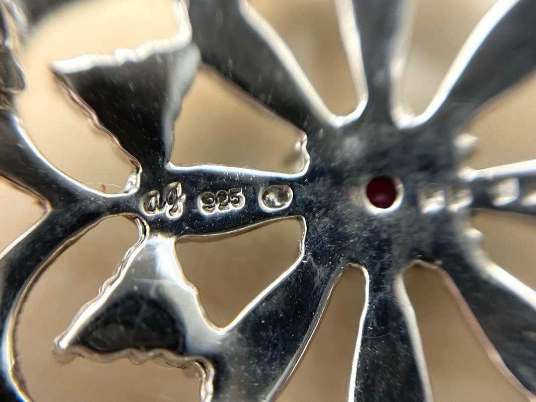 ⭐️SILVER シルバー ブローチ ペンダント イヤリング セット レディース