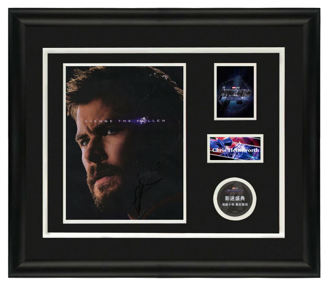 直筆サイン入り写真 クリス・ヘムズワース マイティ・ソー/フレーム別/SA鑑定済