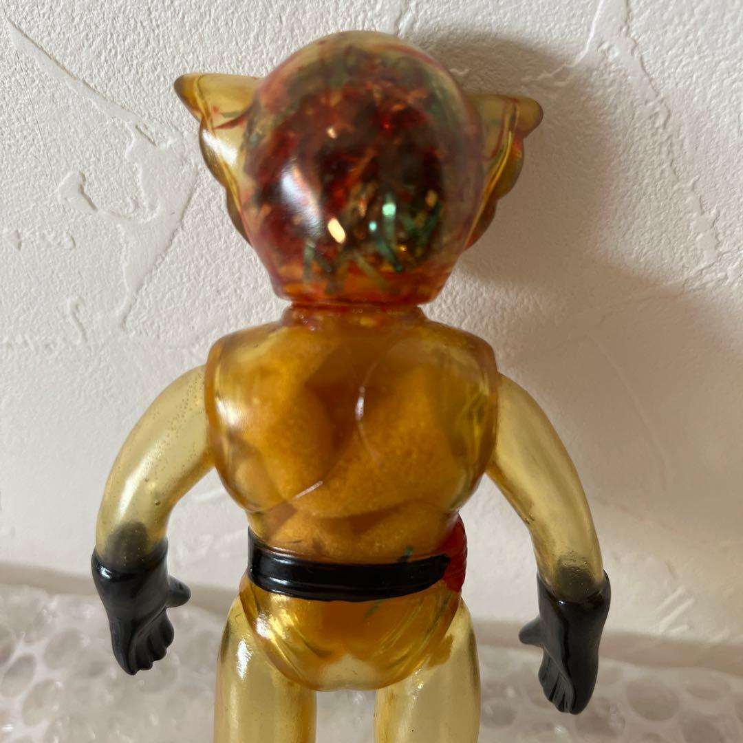 ⚠️激レア　人気　超人バロムワン　スケルトン　ミドルサイズ　ソフビ　当時物　ポピー