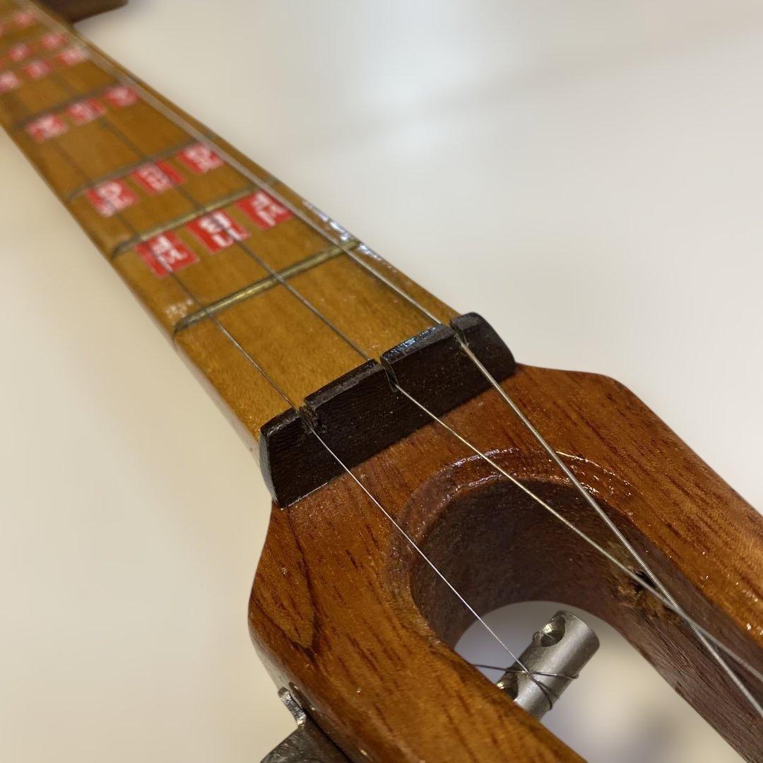 タイ 伝統楽器 エレクトリックピン 三弦 バンコク 民俗楽器 ピン ほぼ未使用