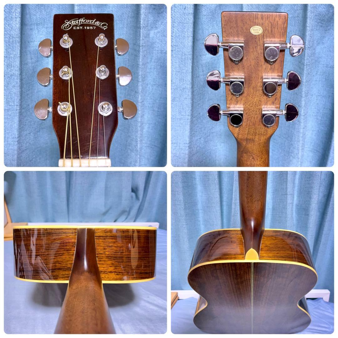 【牛骨☆エレアコ】Stafford！SF-400F【弾き易く調整☆新品の弦】