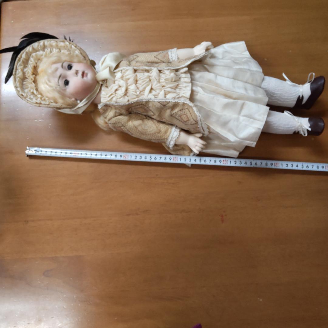 値下げ依頼不可　アンティークドールリプロ　作家　ビスクドール