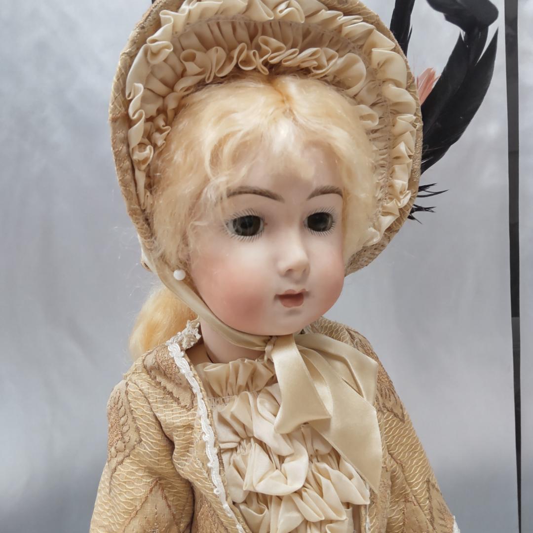 値下げ依頼不可　アンティークドールリプロ　作家　ビスクドール