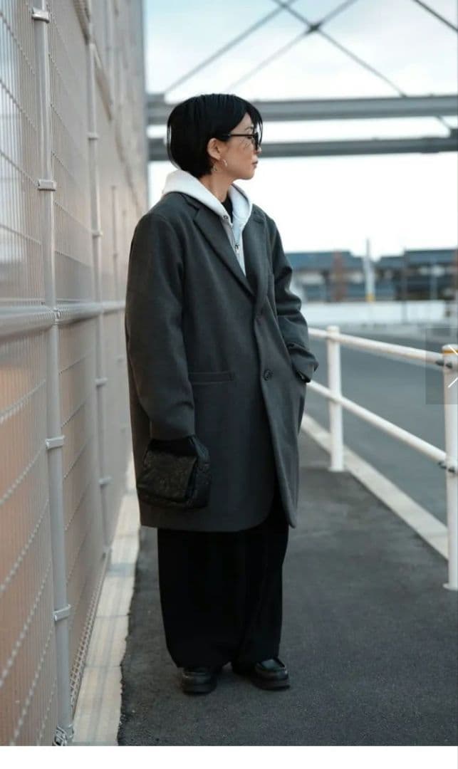 mizuiro ind ウールテーラードジャケット　コート　ミズイロインド