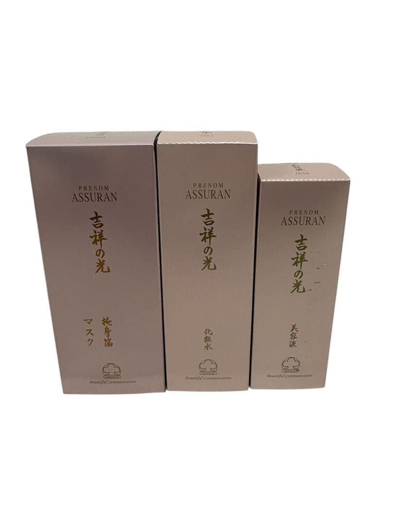 ASSURAN アシュラン 吉祥の光 化粧水/美容液/掩身箔 マスク 3点③
