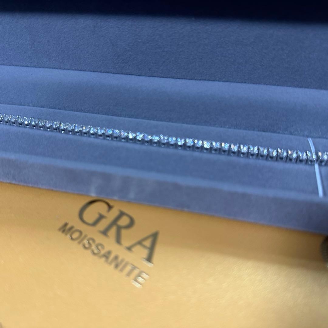 鑑定書付き 最高品質モアサナイト　テニスチェーン　ネックレス　ブレスレット