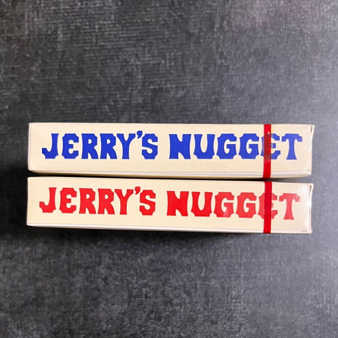 Jerry's nugget 本物　赤青1個づつ　ジェリーズナゲット　トランプ