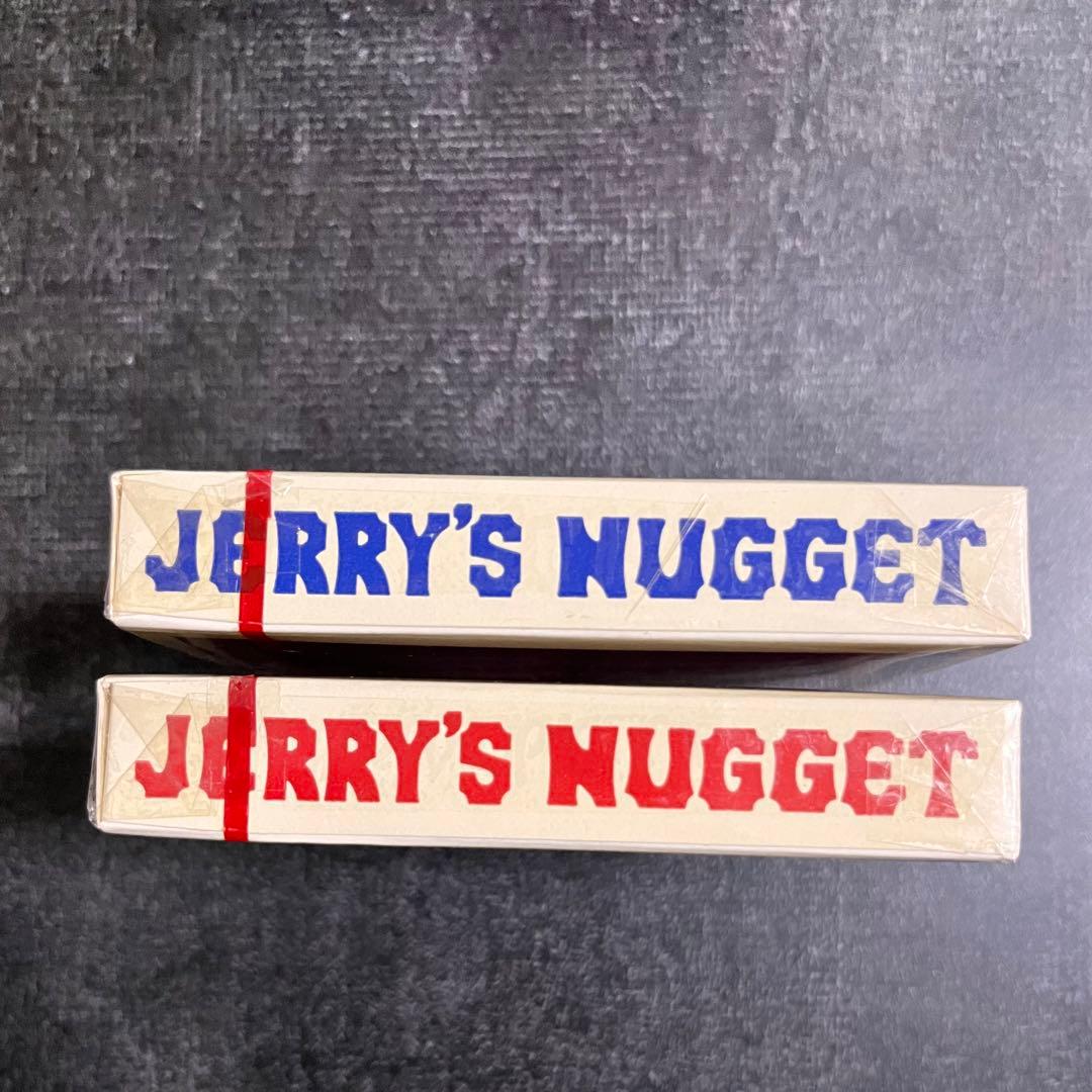 Jerry's nugget 本物　赤青1個づつ　ジェリーズナゲット　トランプ