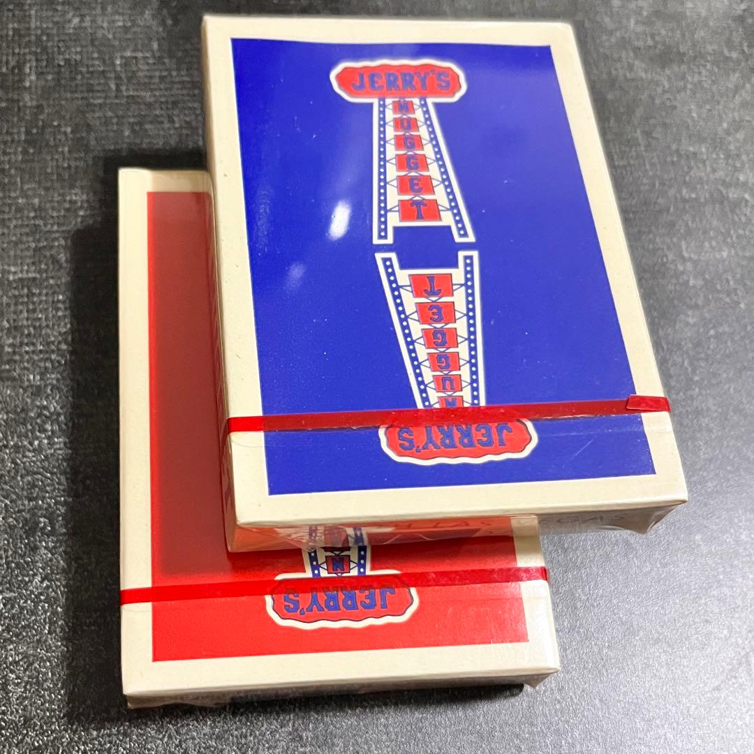 Jerry's nugget 本物　赤青1個づつ　ジェリーズナゲット　トランプ