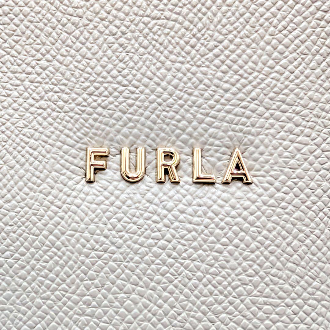 FURLA フルラ 現行 ミネルヴァS ショルダーバッグ 肩掛け グレージュ