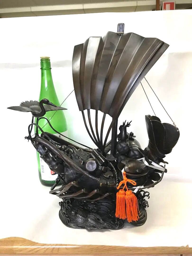 銅製・福寿宝来宝船