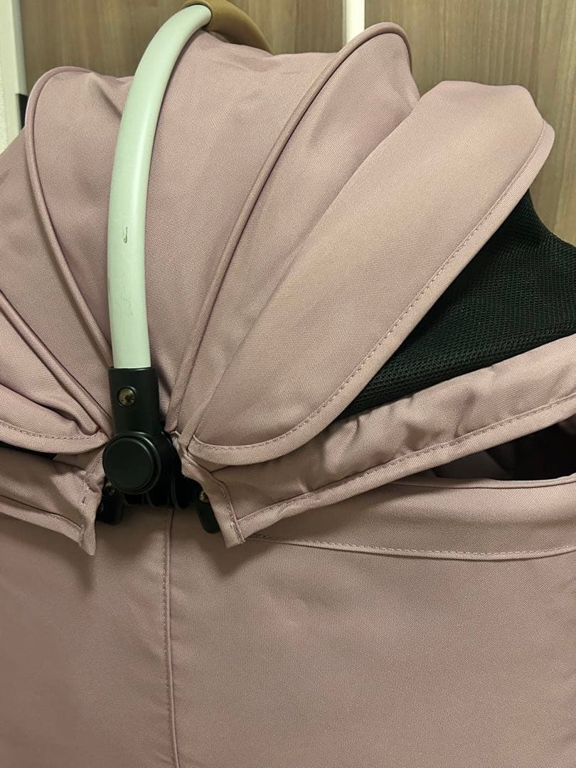 AIR BUGGY wizX チェリーピンク レインカバー、クッション付き