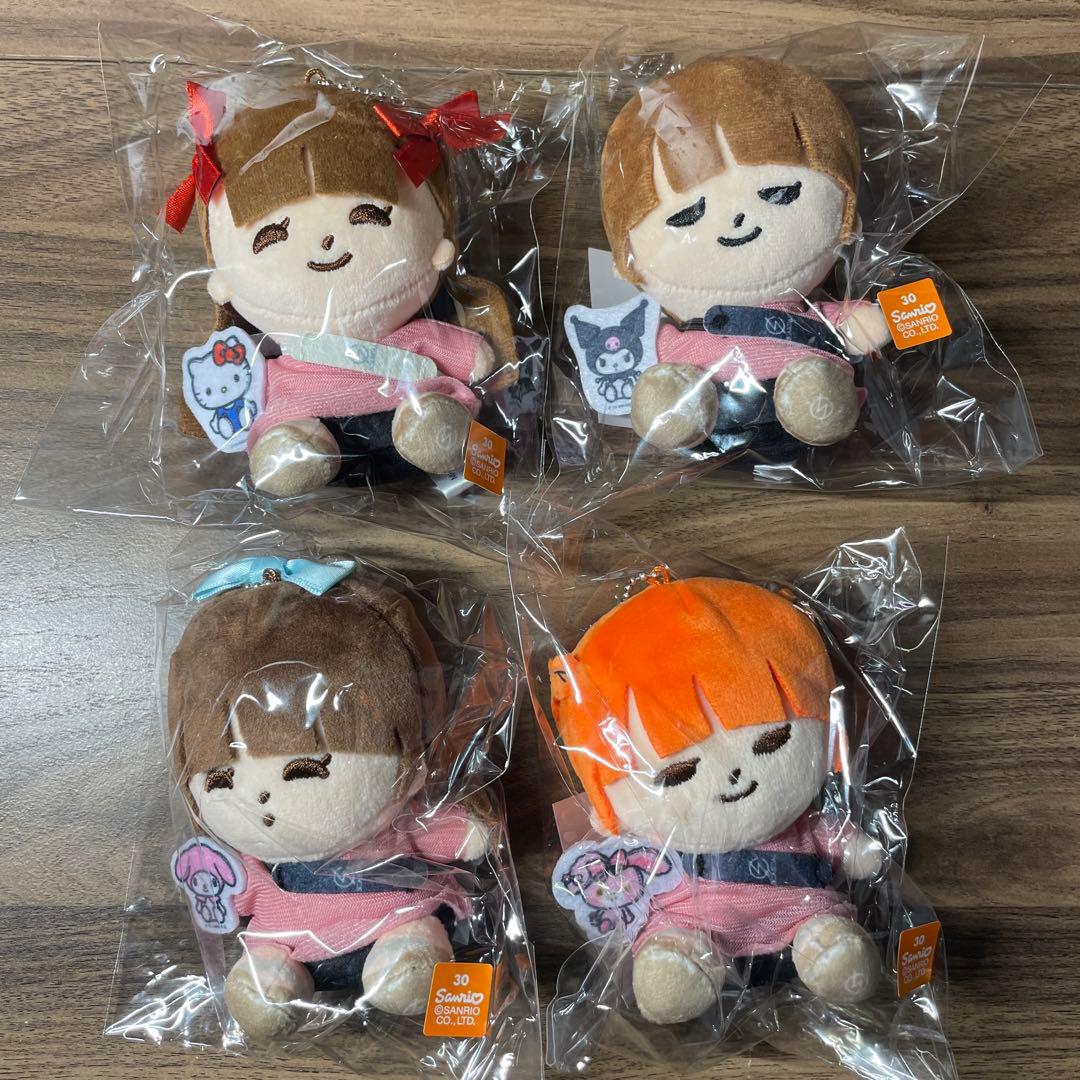 【未開封】SCANDAL×サンリオキャラクターズ ミニぬいぐるみ 4種セット