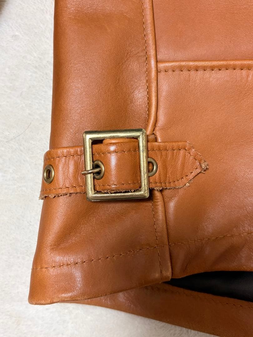 外観美品✨ 【米国製】schott トラッカージャケット 103US 34 茶色