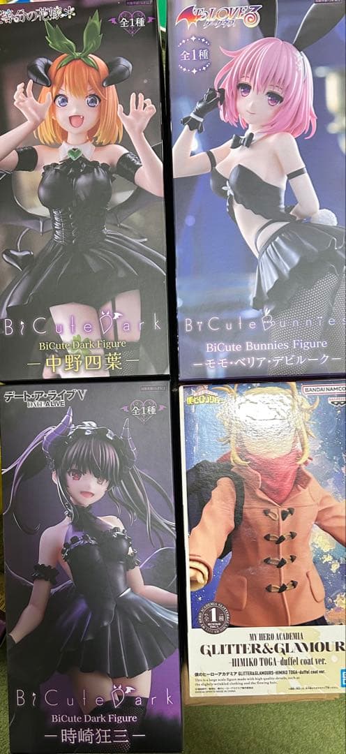 BiCuteDarkFigure四葉時崎狂三モモ Bunntesマキマとがひみこ