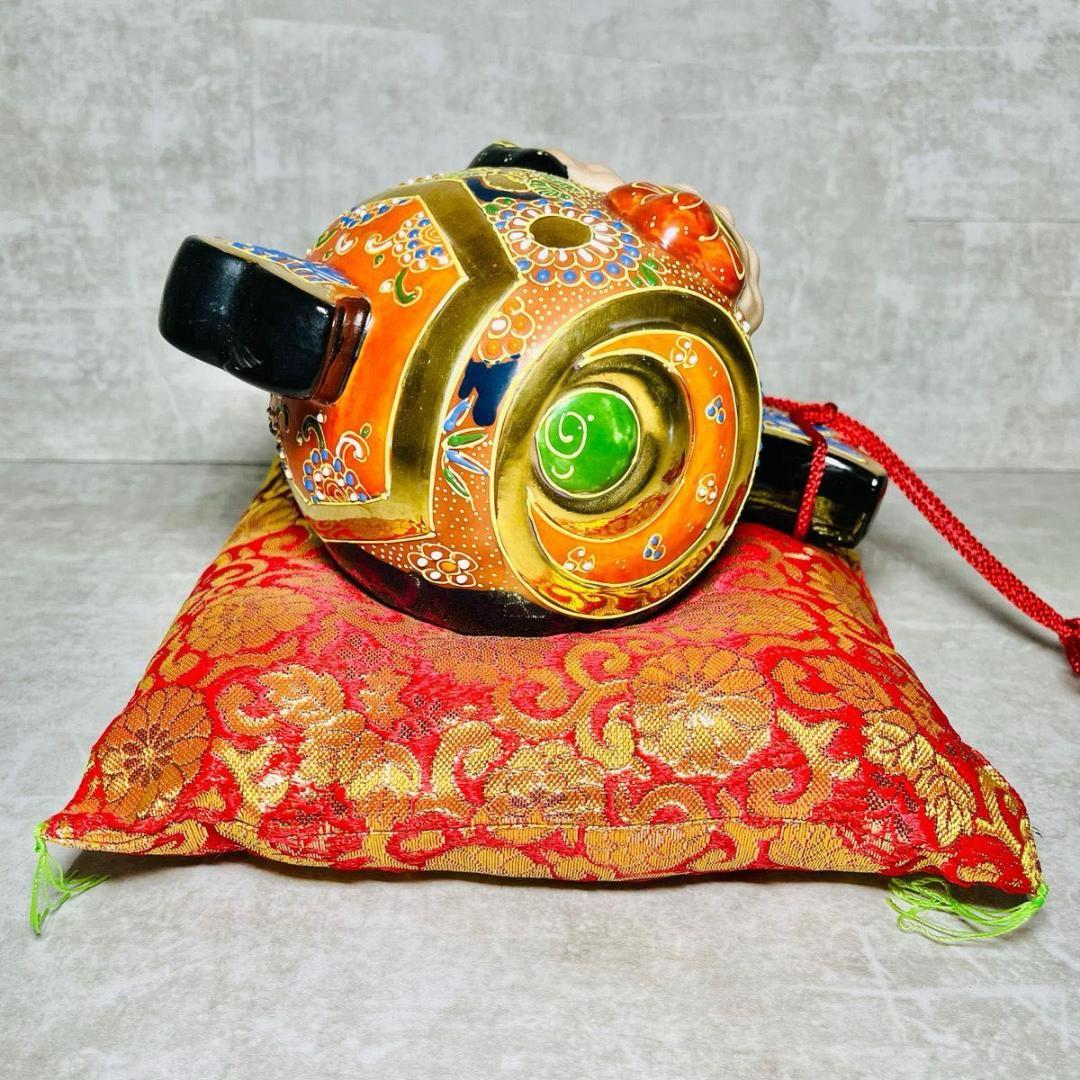 【金運・成功に特化】金の打ち出の小槌　恵比寿様　大黒様　九谷焼　金運　縁起物