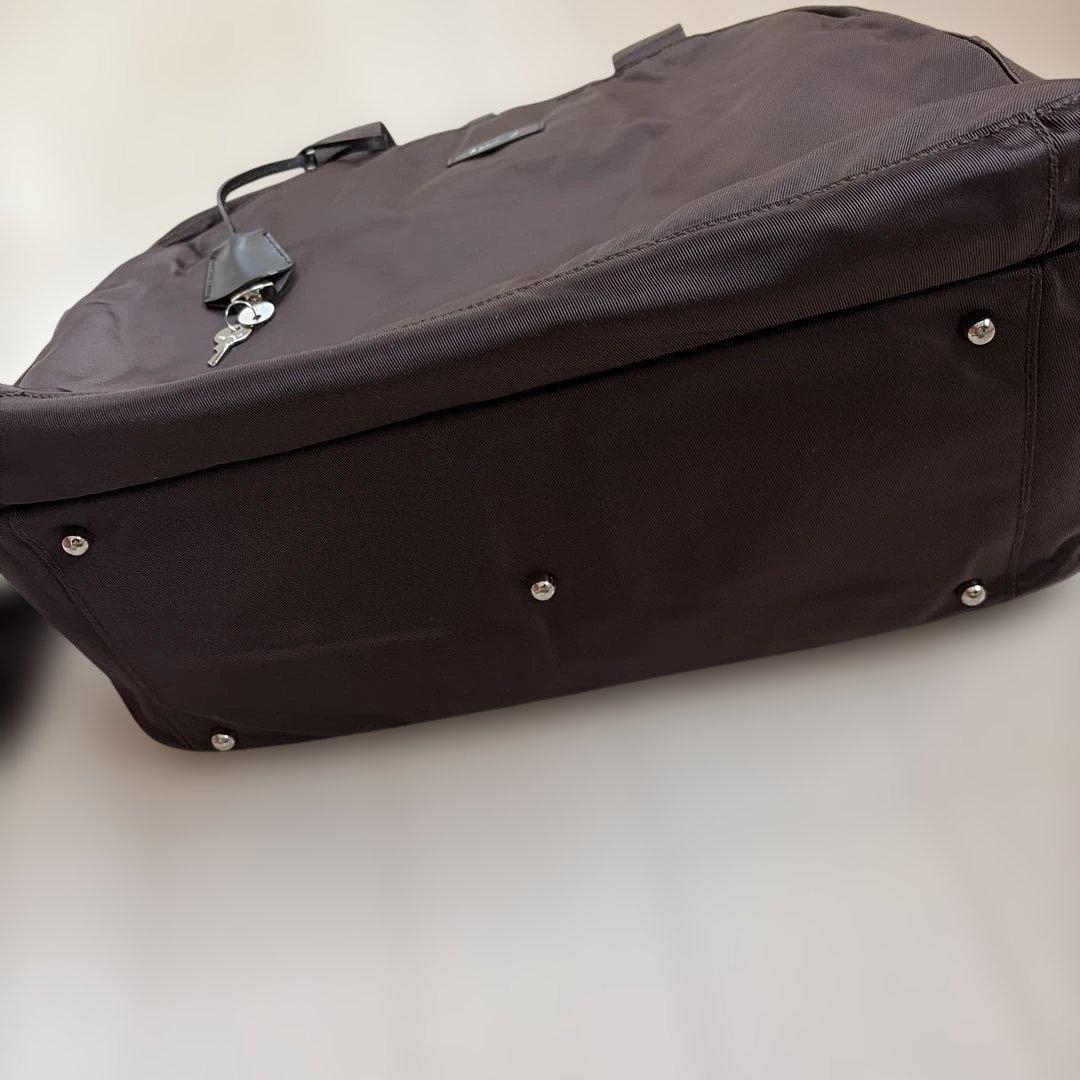 agnes b.アニエスベー大量2wayトートバッグ ボストンバッグ　帰省　濃茶