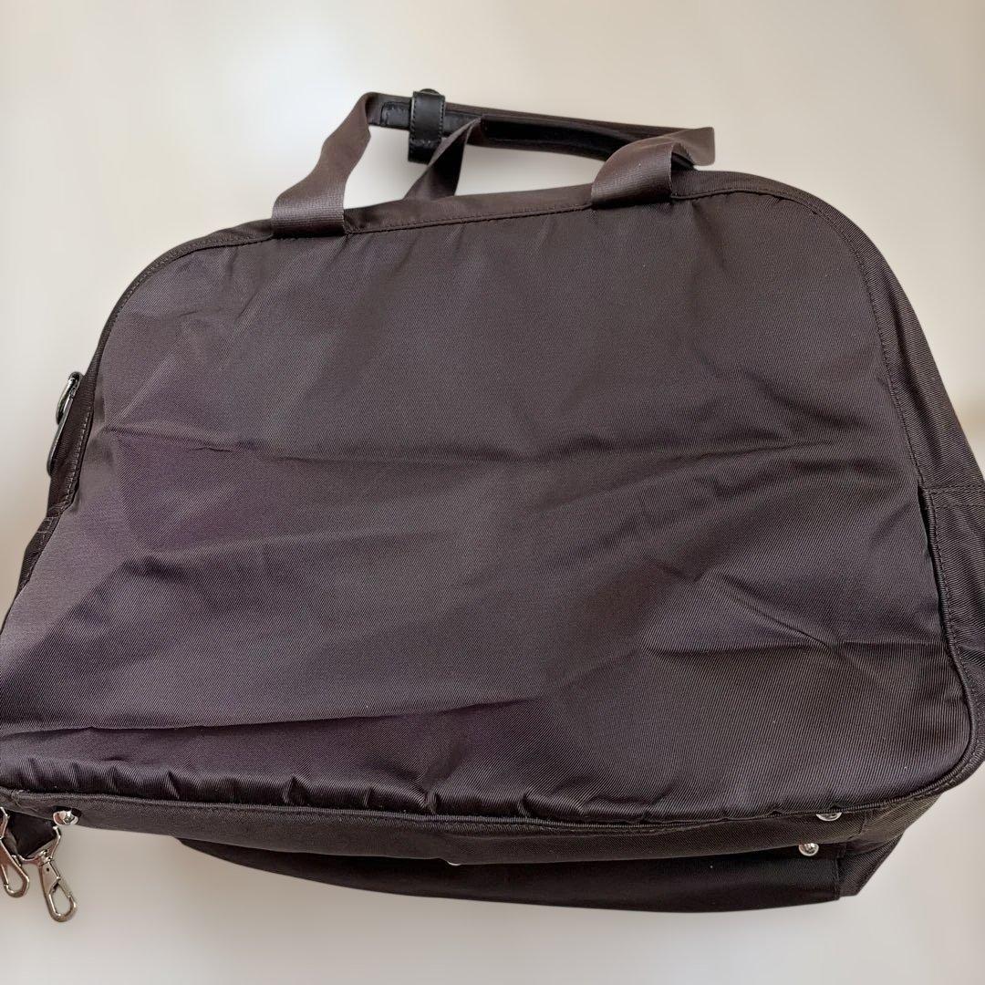 agnes b.アニエスベー大量2wayトートバッグ ボストンバッグ　帰省　濃茶