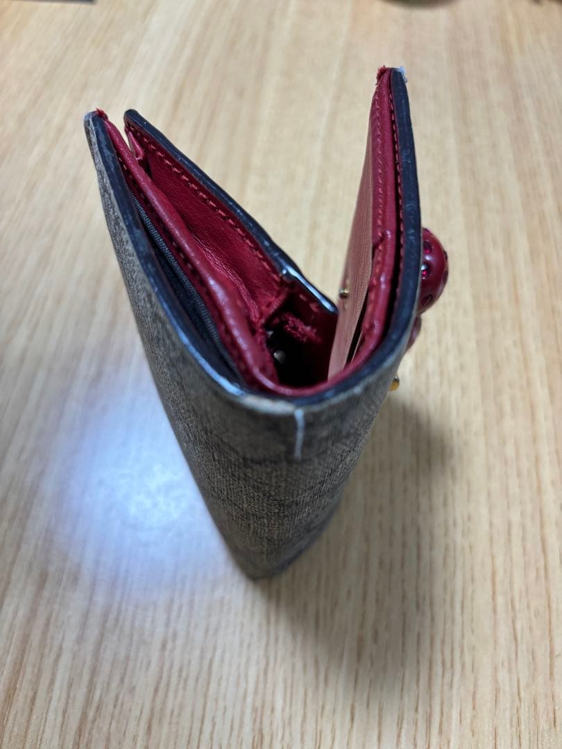 M*！様 Gucci チェリー 二つ折り財布