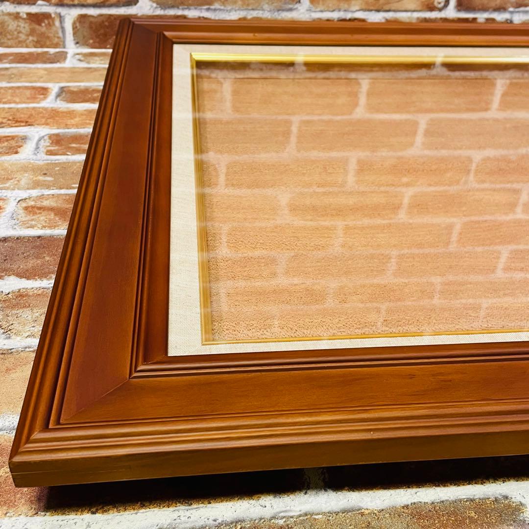 額縁【オーク色】中古美品 油彩額縁 F10サイズ キャンバス用