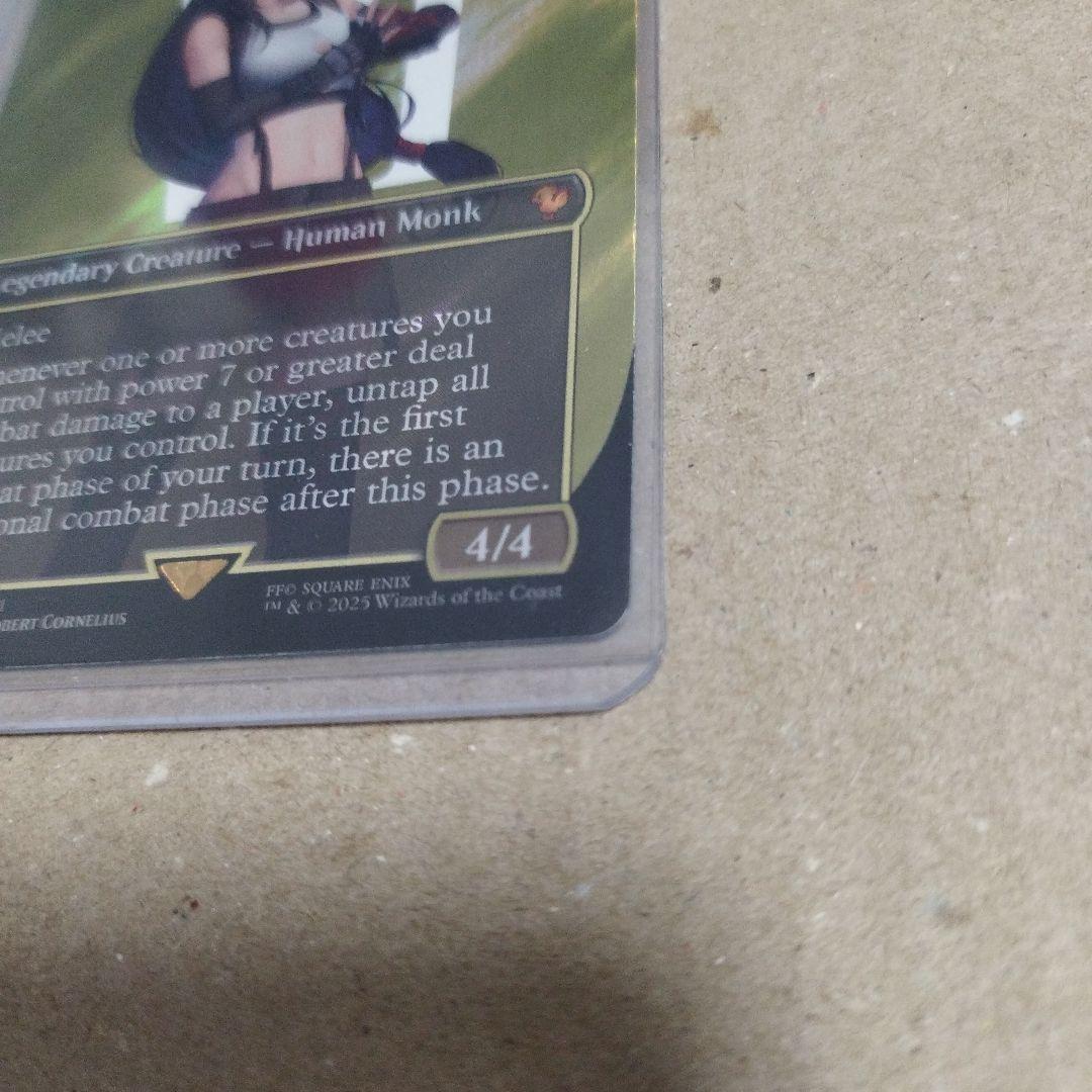 【サージfoil】MTG 格闘家、ティファ FIC ボーダーレス 英語版