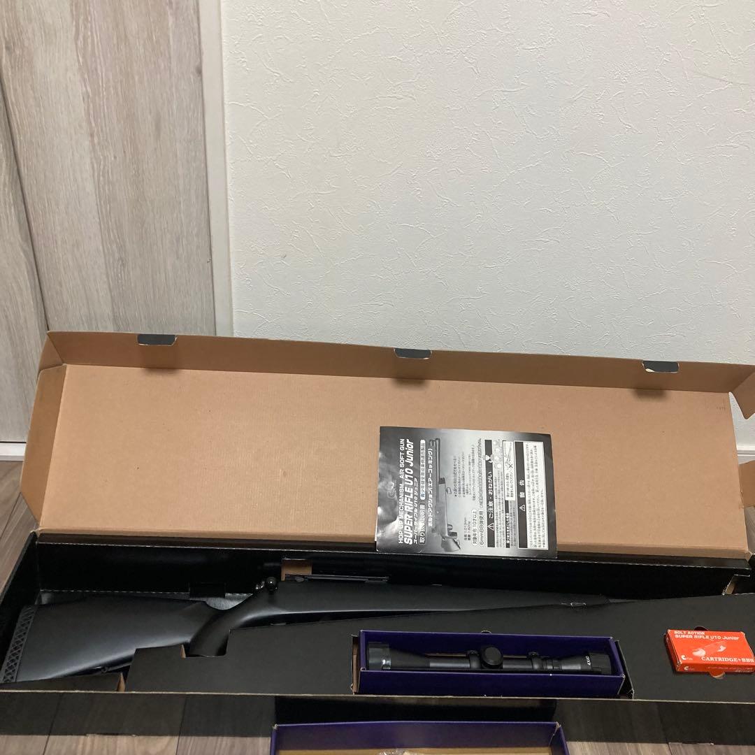 スーパーライフル U10 ジュニア スコープタイプ　エアコッキングガン