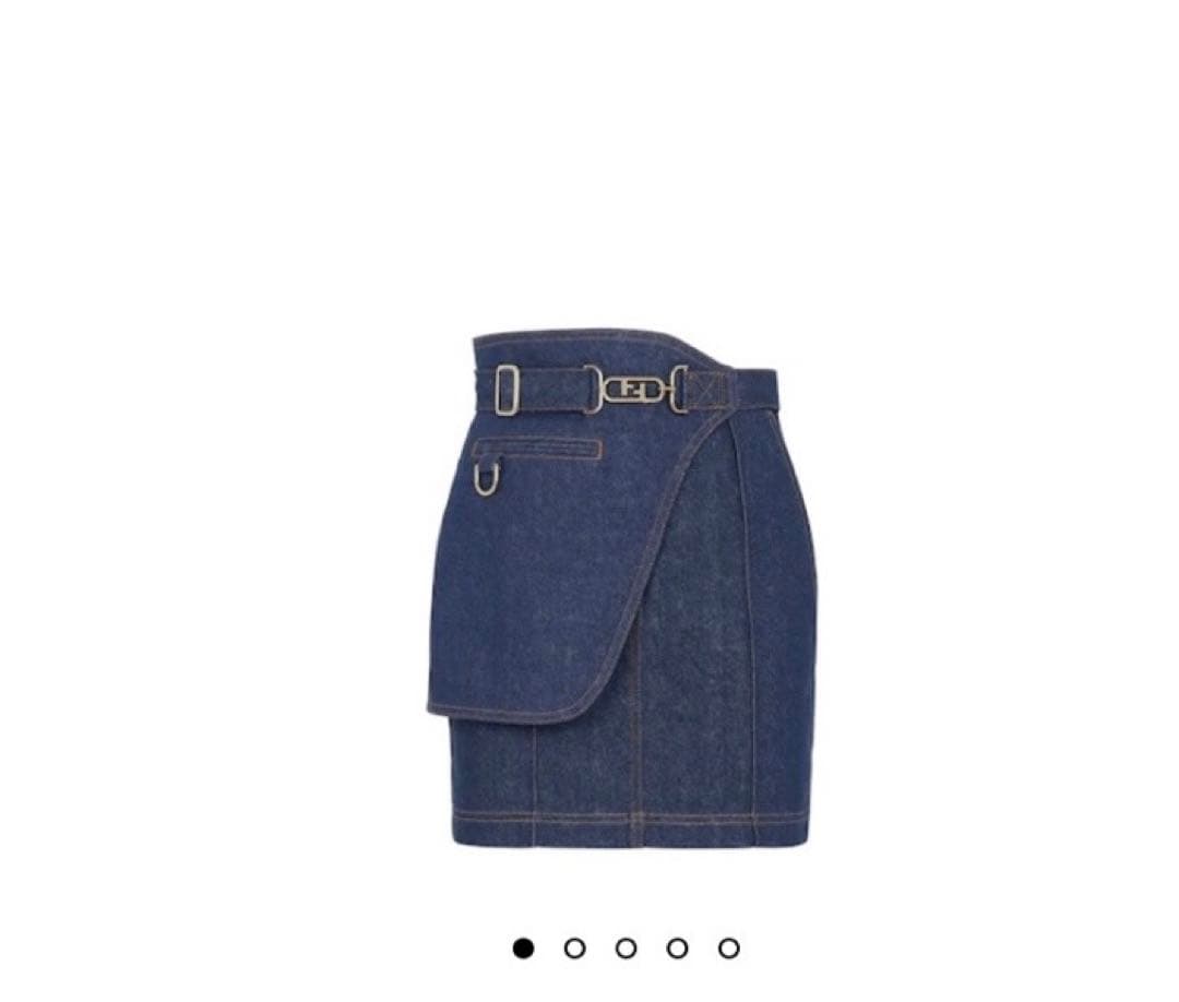 ブルーデニムスカート