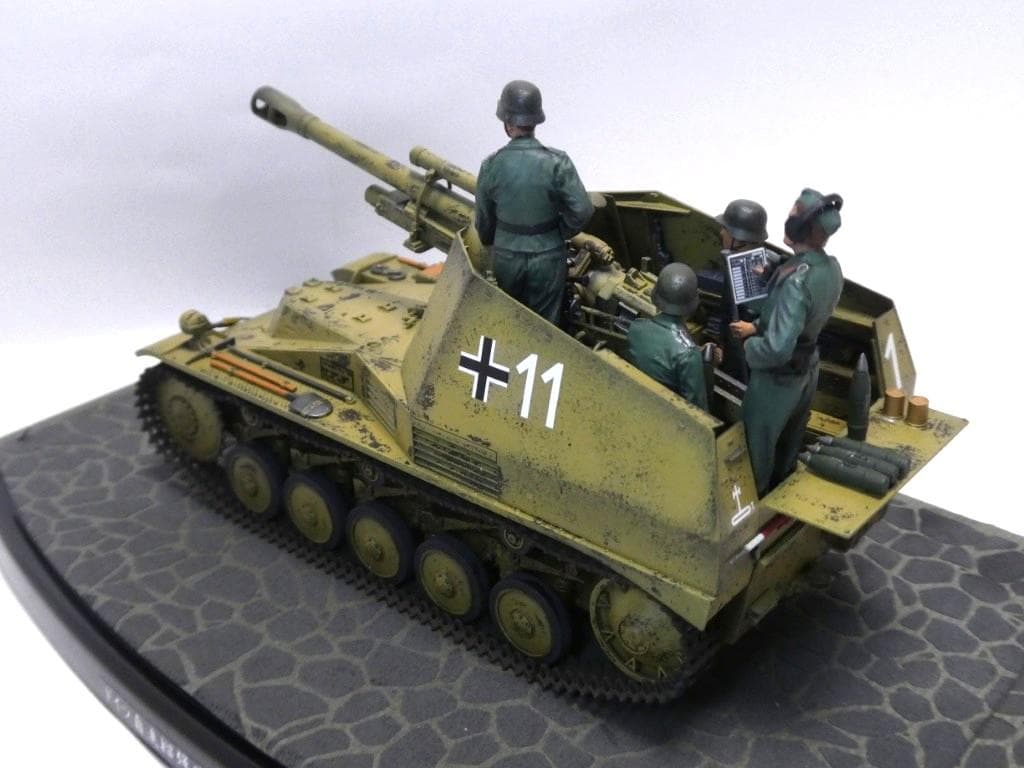 タミヤ　1/35 ドイツ自走榴弾砲 ヴェスペ　“イタリア戦線”　完成品