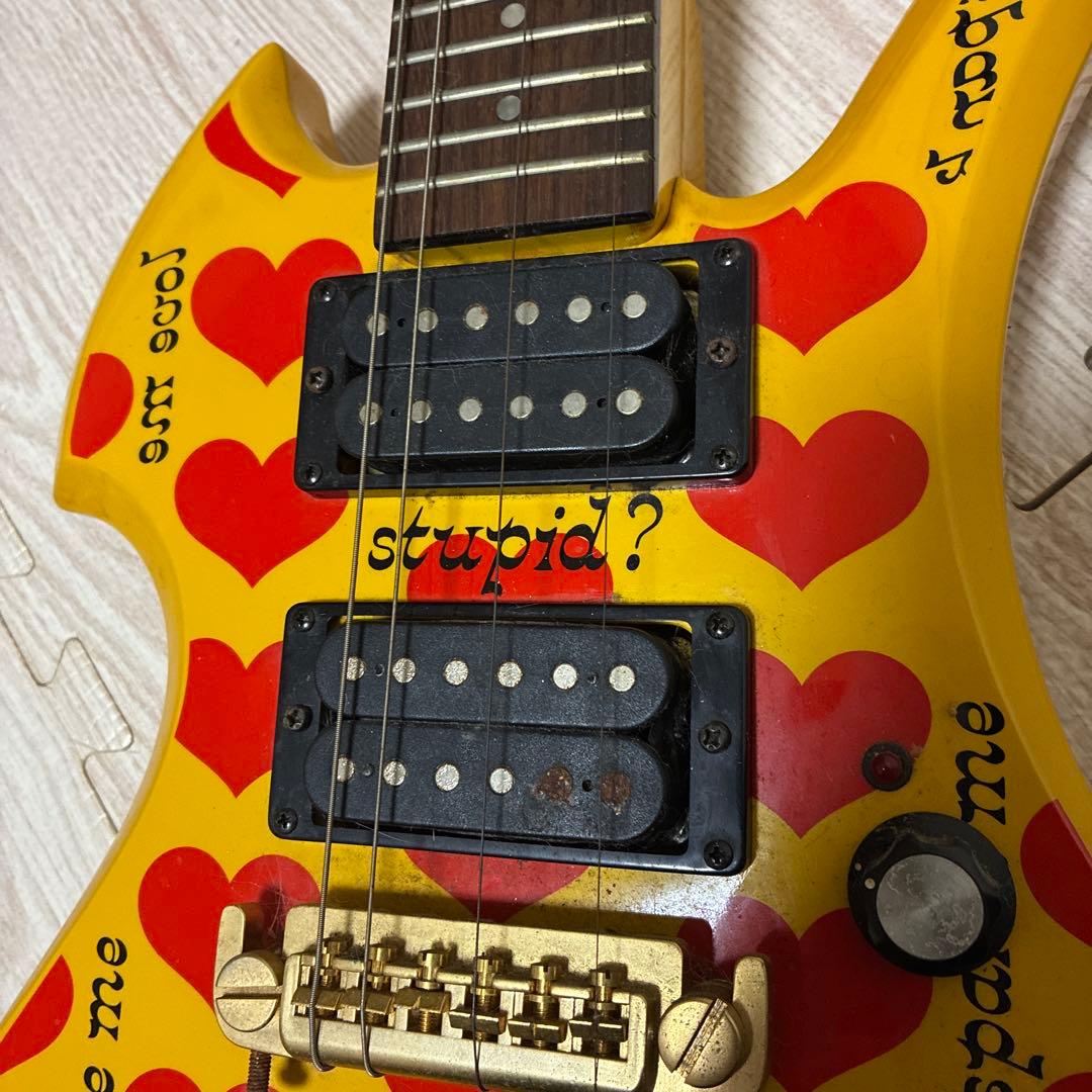 （ジャンク品）hide イエローハート　ギター