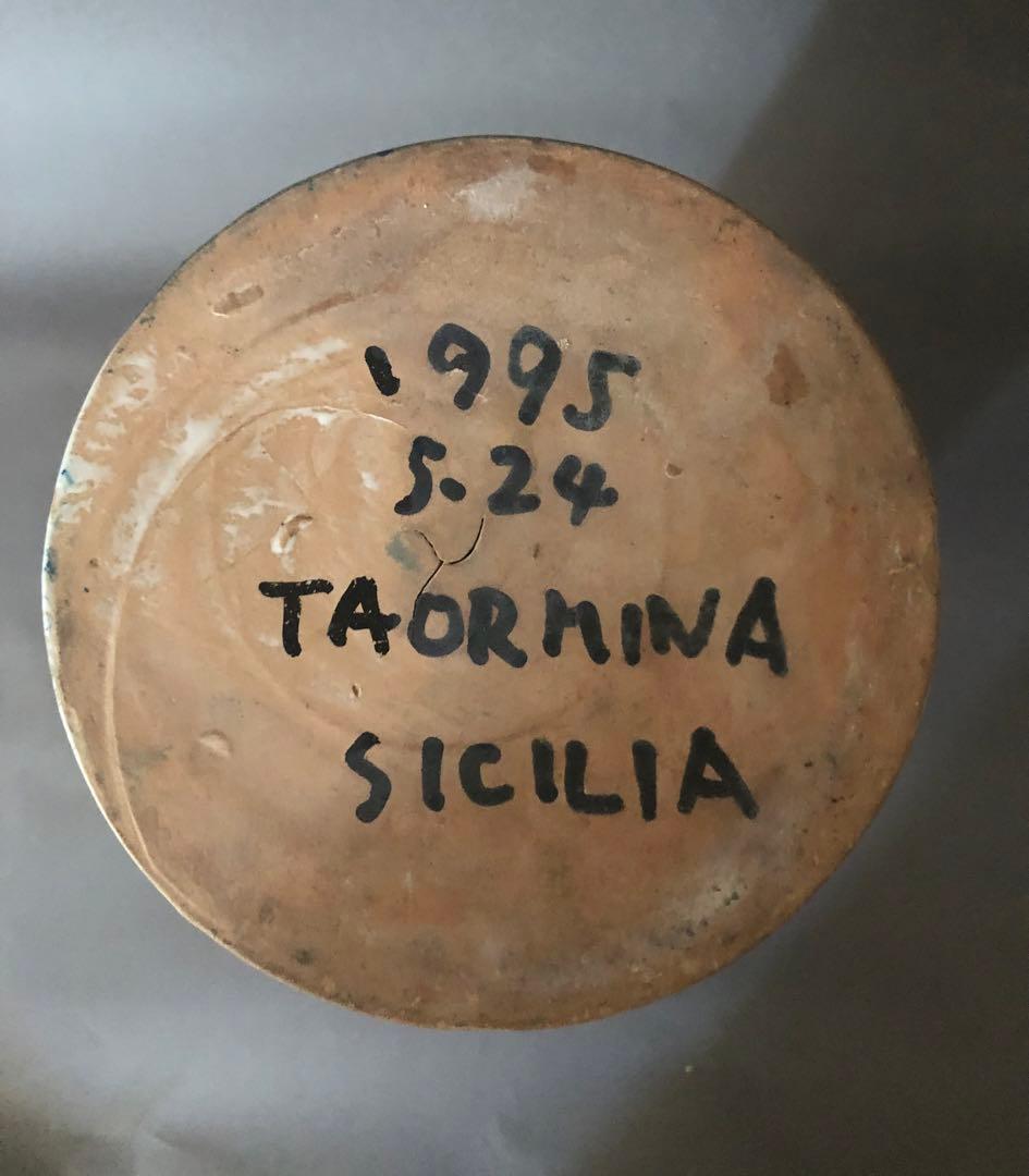 イタリア陶器　花瓶