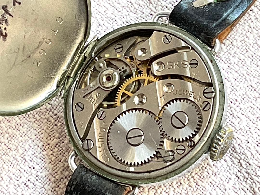 ナ*ナ様 ★玄人マニア用❣️戦前.精工舎別名時計★超珍しい❣️PEACEスモセコ