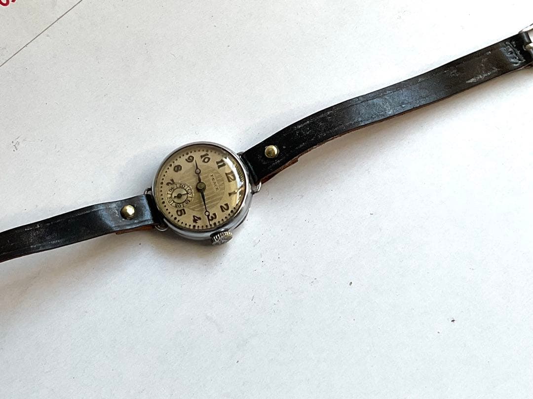 ナ*ナ様 ★玄人マニア用❣️戦前.精工舎別名時計★超珍しい❣️PEACEスモセコ