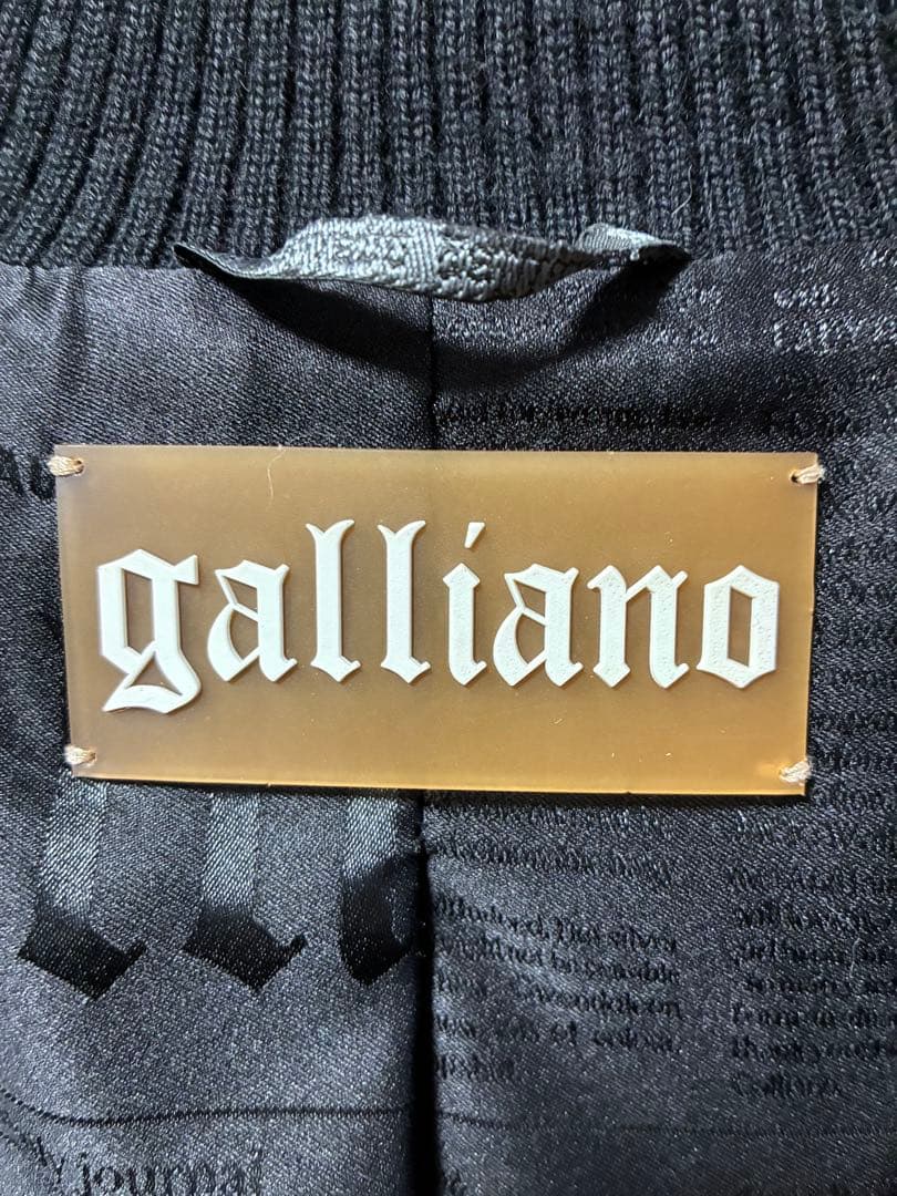 john galliano ジョンガリアーノ レザー ジャケット 正規品